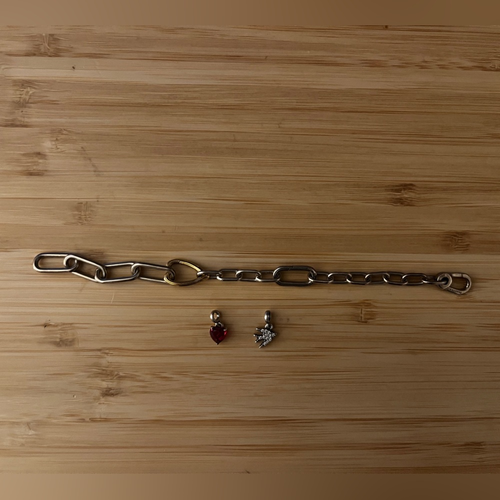 Pandora Me bracelet and charms
